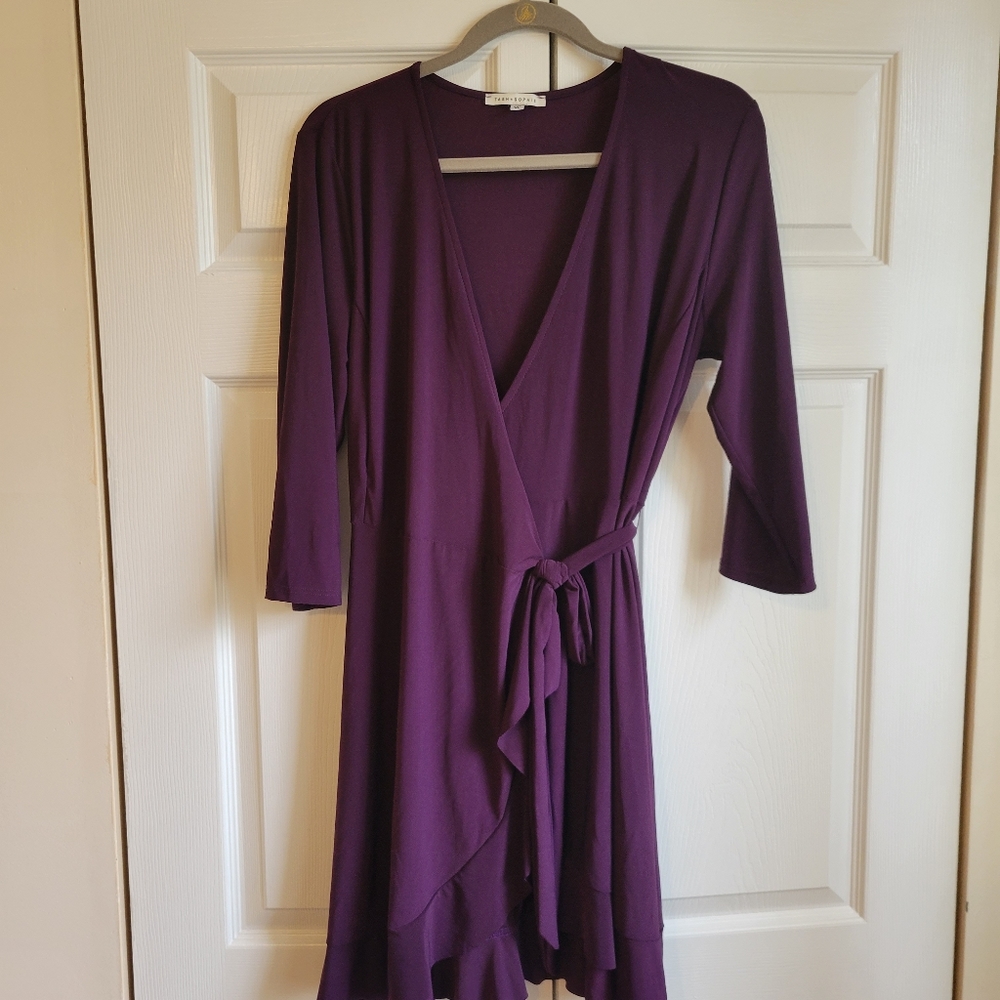 Tash + Sophie Purple Wrap Dress